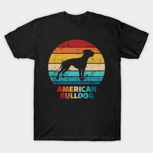 American Bulldog Retro Vintage T-Shirt